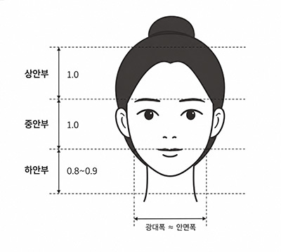 얼굴 비율을 유지한 하관 밸런스를 고려한 수술 계획